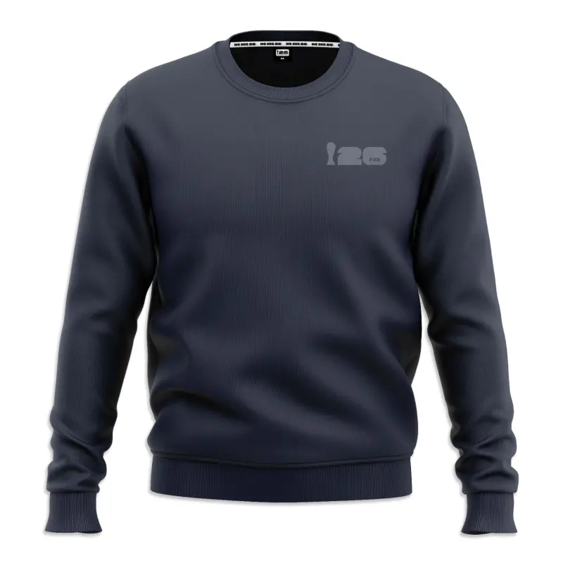 Argentina Kits Store – 2026 World Cup Amplified Navy Crew Sweatshirt – Unisex Soccer Kits and Apparel