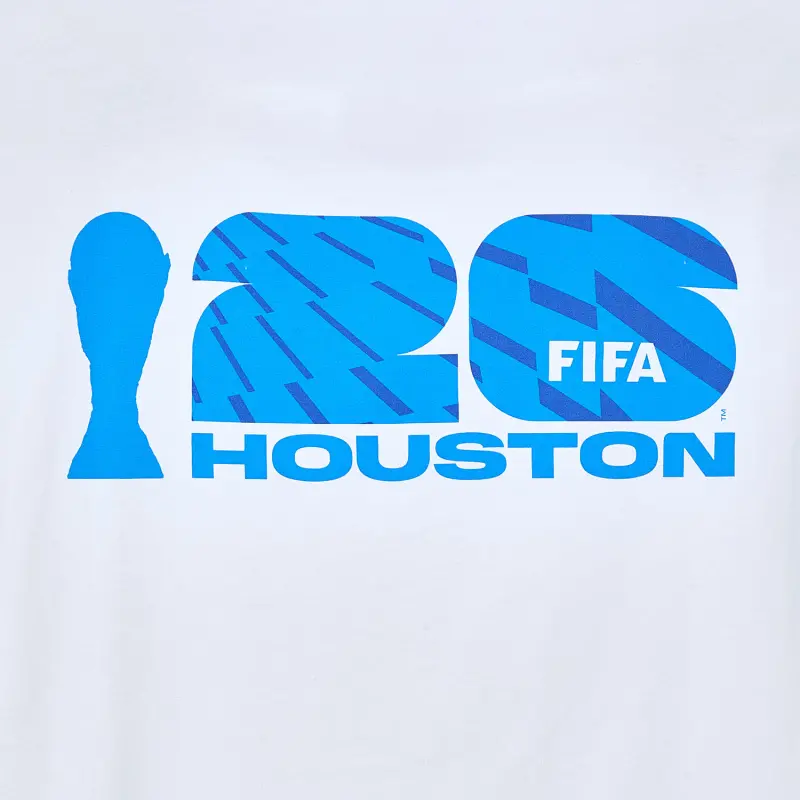 Argentina Kits Store – 2026 World Cup Houston White T-Shirt – Unisex Soccer Kits and Apparel