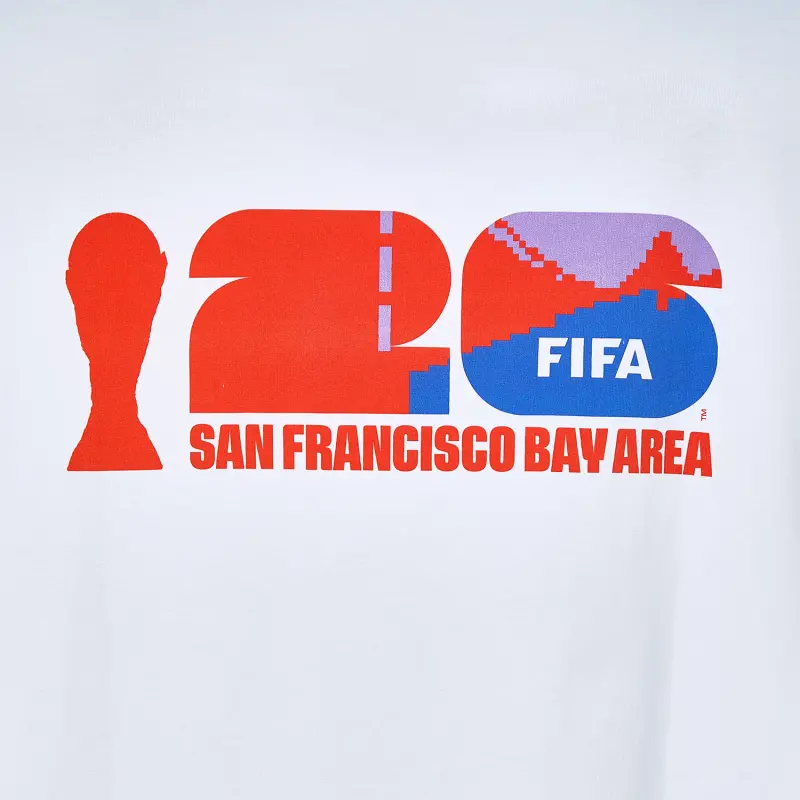Argentina Kits Store – 2026 World Cup San Francisco Bay Area White T-Shirt – Unisex Soccer Kits and Apparel
