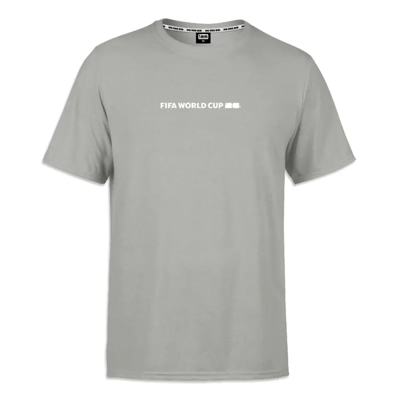 Argentina Kits Store – 2026 World Cup Vertical Abstract Grey T-Shirt – Unisex Soccer Kits and Apparel