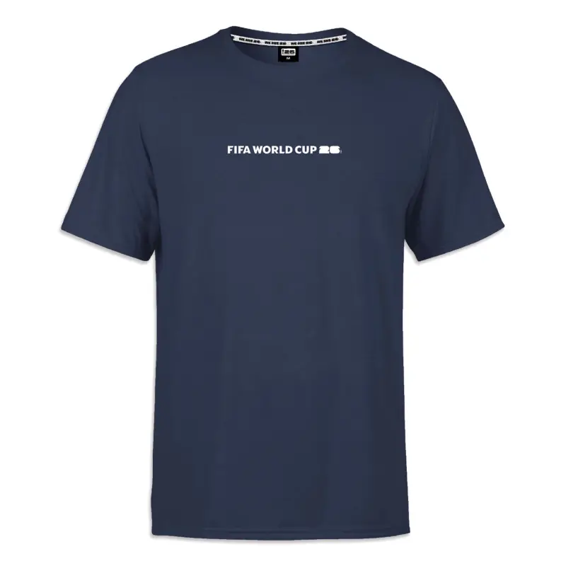 Argentina Kits Store – 2026 World Cup Vertical Abstract Navy T-Shirt – Unisex Soccer Kits and Apparel