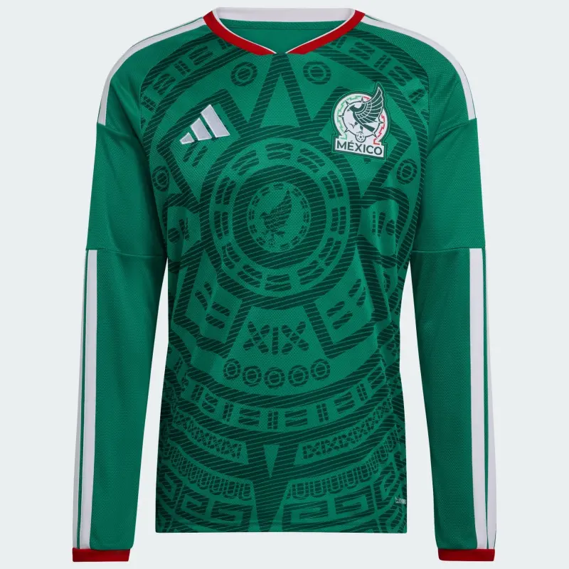 Argentina Kits Store – adidas Mexico 2026 Home Long Sleeve Jersey – Men’s Soccer Kits and Apparel