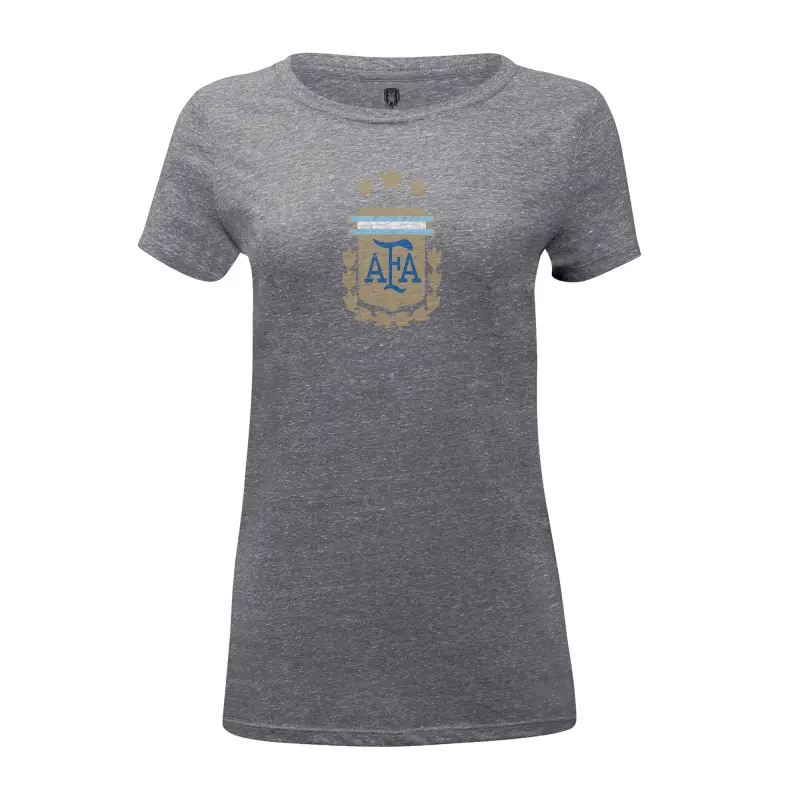 Argentina Kits Store – Argentina National Team 1863FC Women’s Color Badge Tri-Blend T-Shirt – Heather Gray Soccer Kits and Apparel