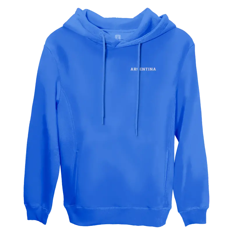 Argentina Kits Store – Argentina National Team 1863FC Wordmark Fleece Pullover Hoodie – Blue Soccer Kits and Apparel