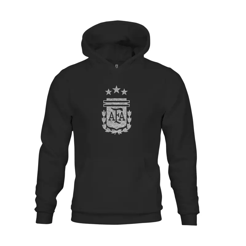 Argentina Kits Store – Argentina National Team 1863FC Youth Pullover Hoodie – Black Soccer Kits and Apparel