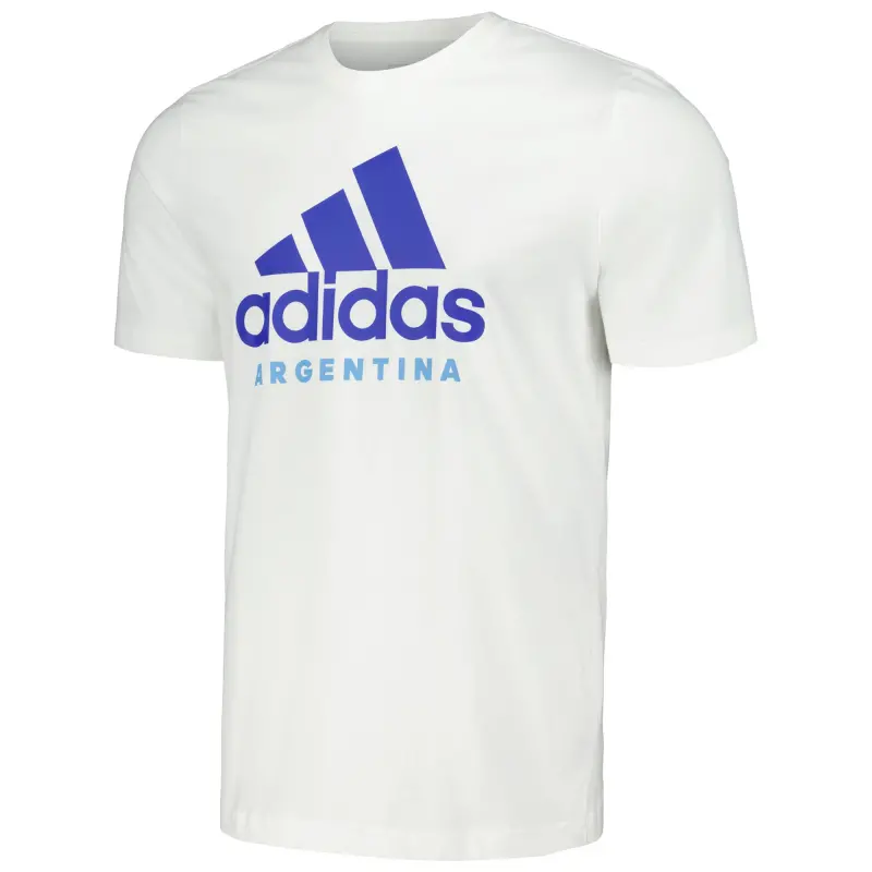 Argentina Kits Store – Argentina National Team Adidas 2024 DNA T-Shirt – White Soccer Kits and Apparel