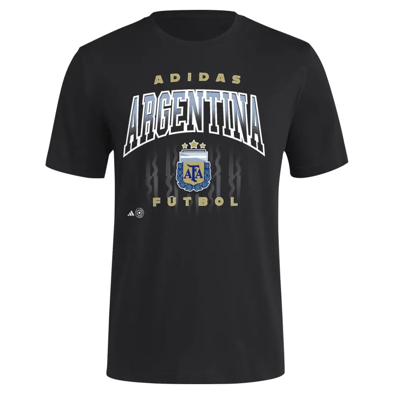 Argentina Kits Store – Argentina National Team Adidas Heritage T-Shirt – Black Soccer Kits and Apparel