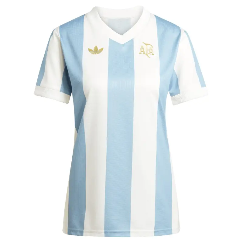 Argentina Kits Store – Argentina National Team Adidas Originals Women’s 50th Anniversary Replica Jersey – Light Blue Soccer Kits and Apparel