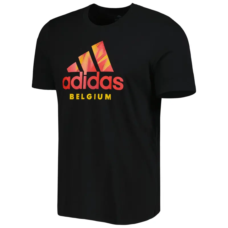 Argentina Kits Store – Belgium National Team adidas DNA Graphic T-Shirt – Black Soccer Kits and Apparel