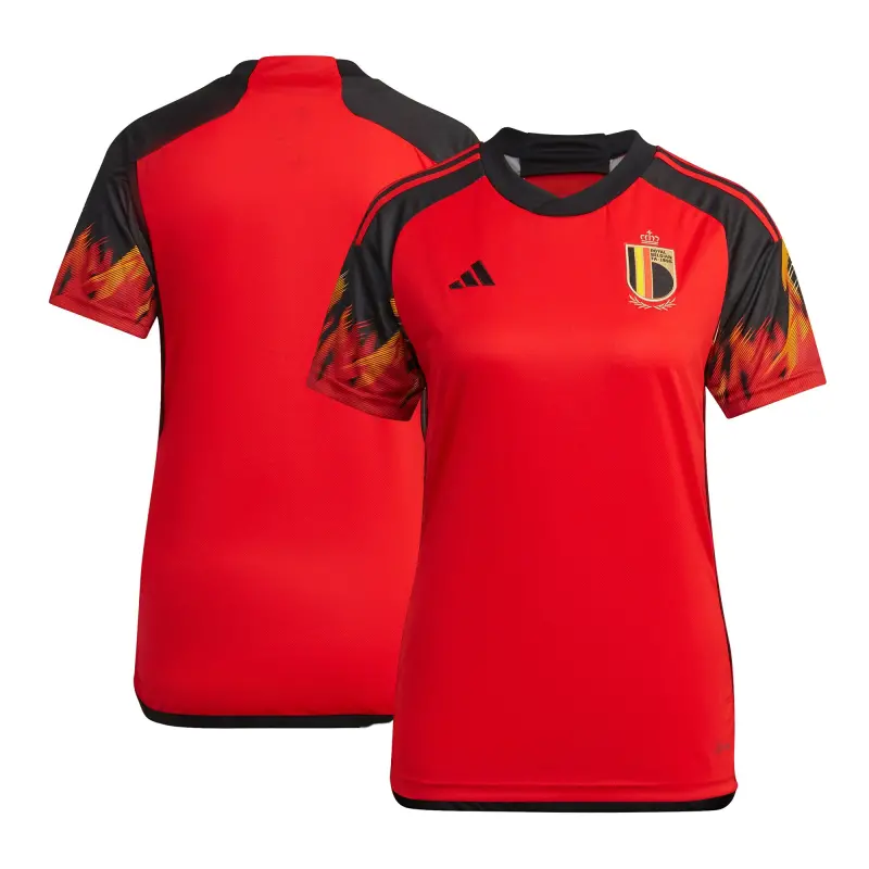 Argentina Kits Store – Belgium National Team adidas Women’s 2022/23 Home Replica Jersey – Red Soccer Kits and Apparel