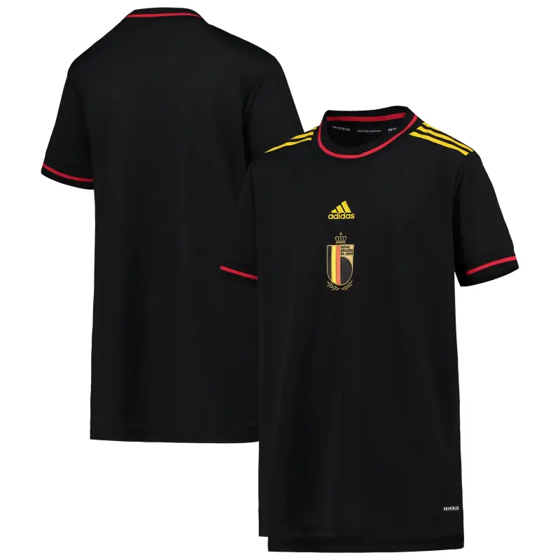 Argentina Kits Store – Belgium National Team adidas Women’s 2022 Replica Jersey – Black Soccer Kits and Apparel