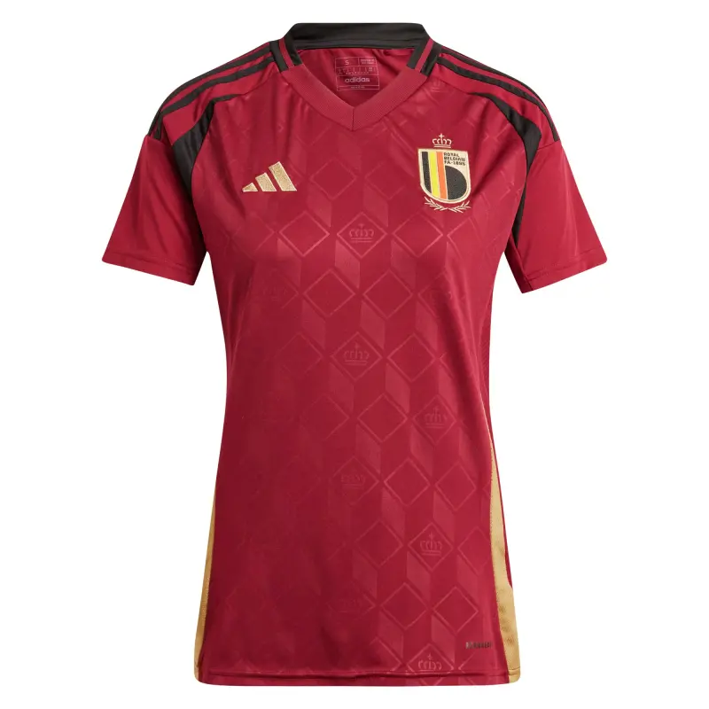 Argentina Kits Store – Belgium National Team adidas Women’s 2024 Home Replica Jersey – Burgundy Soccer Kits and Apparel