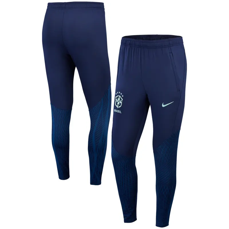 Argentina Kits Store – Brazil National Team Nike 2022 Strike Performace Track Pants – Navy Soccer Kits and Apparel