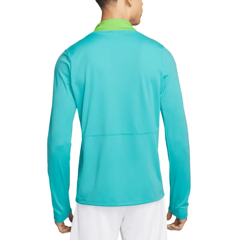 Argentina Kits Store – Brazil National Team Nike 2024 Academy Pro Drill Performance Quarter-Zip Pullover Top – Blue Soccer Kits and Apparel