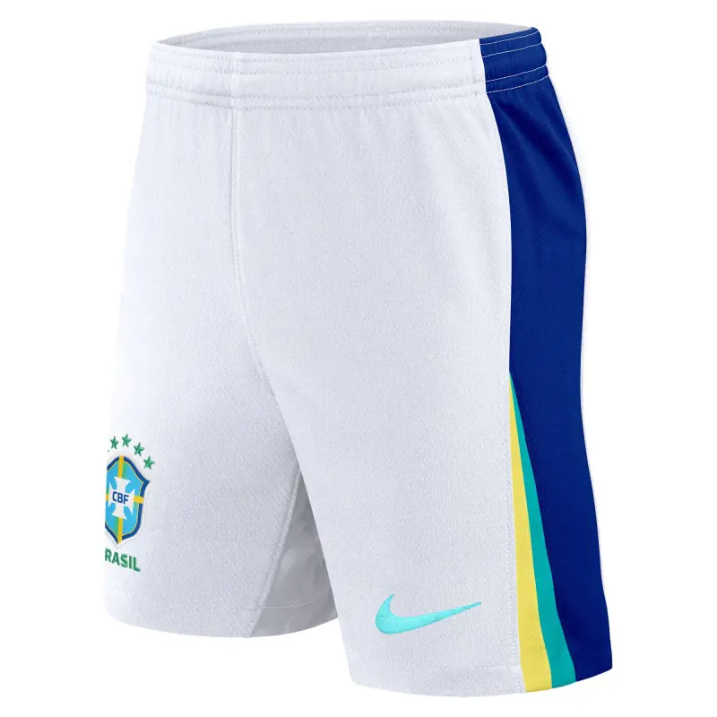 Argentina Kits Store – Brazil National Team Nike 2024 Away Stadium Shorts – White Soccer Kits and Apparel