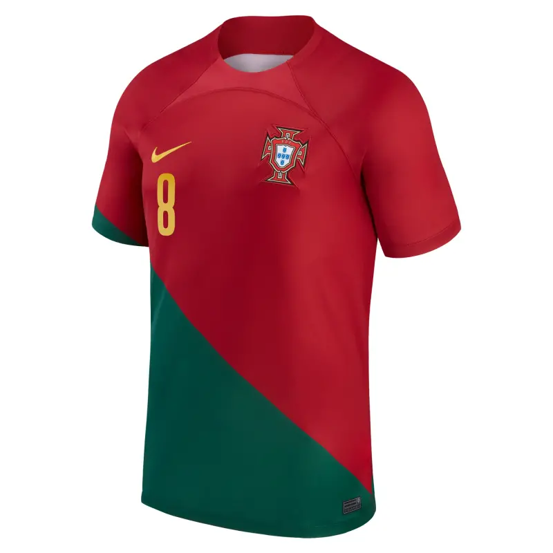 Argentina Kits Store – Bruno Fernandes Portugal National Team Nike 2022/23 Home Breathe Stadium Replica Player Jersey – Red Soccer Kits and Apparel