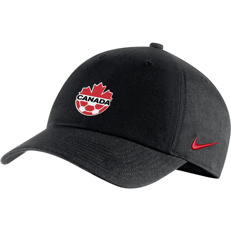 Argentina Kits Store – Canada Soccer Nike Campus Adjustable Hat – Black Soccer Kits and Apparel