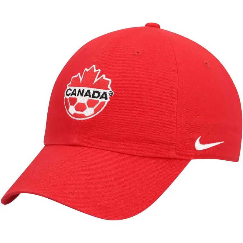 Argentina Kits Store – Canada Soccer Nike Campus Adjustable Hat – Red Soccer Kits and Apparel