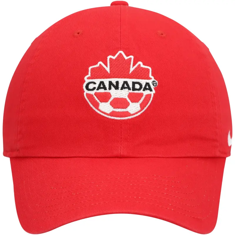 Argentina Kits Store – Canada Soccer Nike Campus Adjustable Hat – Red Soccer Kits and Apparel