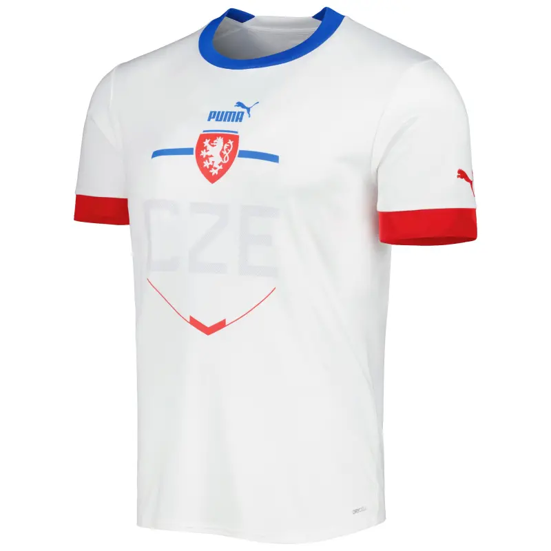 Argentina Kits Store – Czech Republic National Team Puma 2022/23 Away Replica Jersey – White Soccer Kits and Apparel