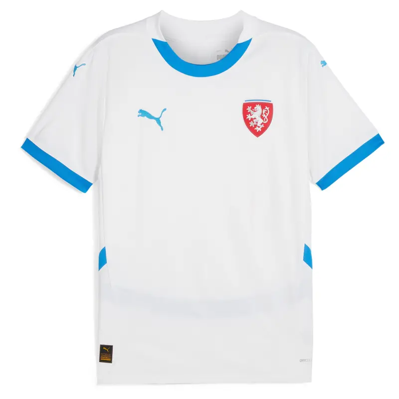 Argentina Kits Store – Czech Republic National Team Puma 2024 Away Replica Jersey – White Soccer Kits and Apparel