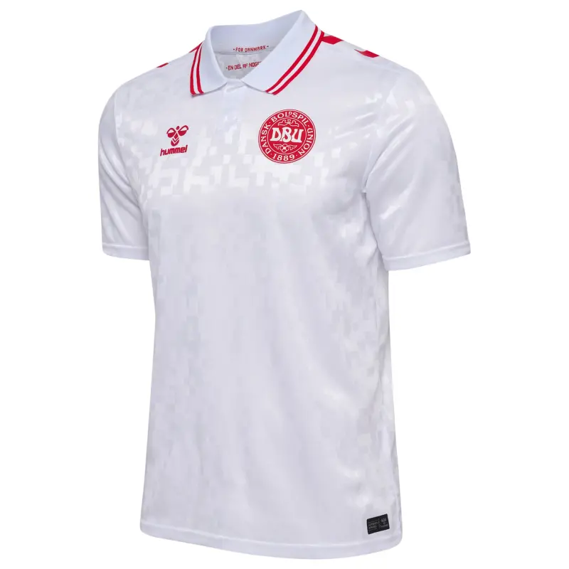 Argentina Kits Store – Denmark National Team 2024 Away Replica Jersey – White Soccer Kits and Apparel