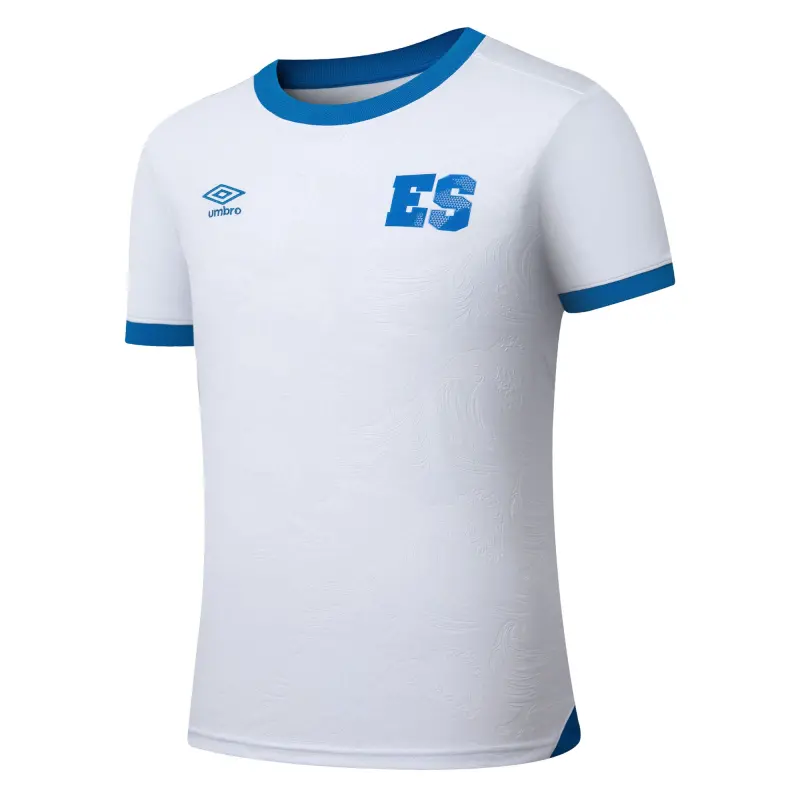 Argentina Kits Store – El Salvador National Team Umbro 2025 Away Replica Jersey – White Soccer Kits and Apparel