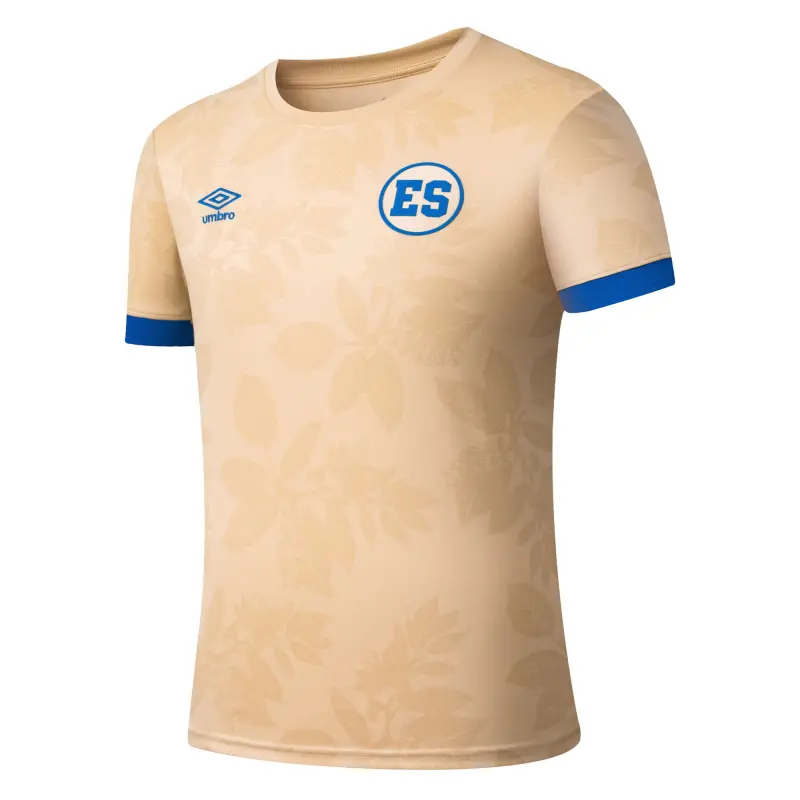 Argentina Kits Store – El Salvador National Team Umbro 2025 Pre-Match Jersey – Tan Soccer Kits and Apparel