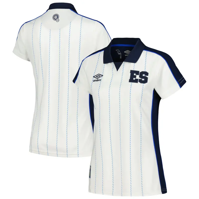 Argentina Kits Store – El Salvador National Team Umbro Women’s 2024 Fourth Replica Jersey White Soccer Kits and Apparel