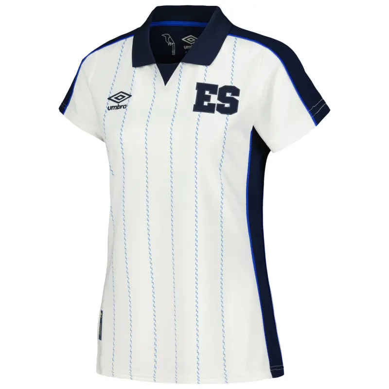 Argentina Kits Store – El Salvador National Team Umbro Women’s 2024 Fourth Replica Jersey White Soccer Kits and Apparel