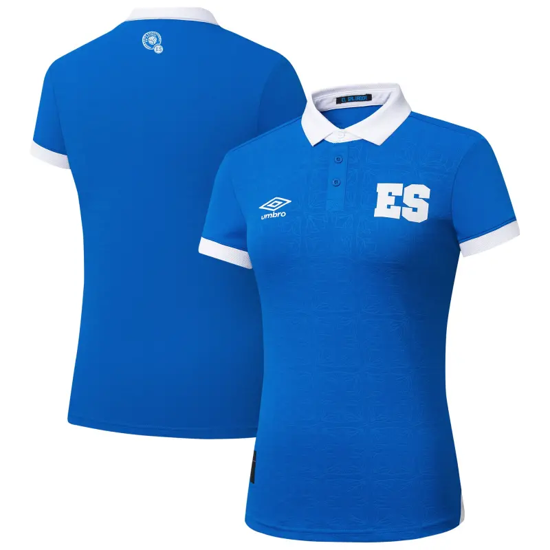 Argentina Kits Store – El Salvador National Team Umbro Women’s 2025 Home Replica Jersey – Blue Soccer Kits and Apparel