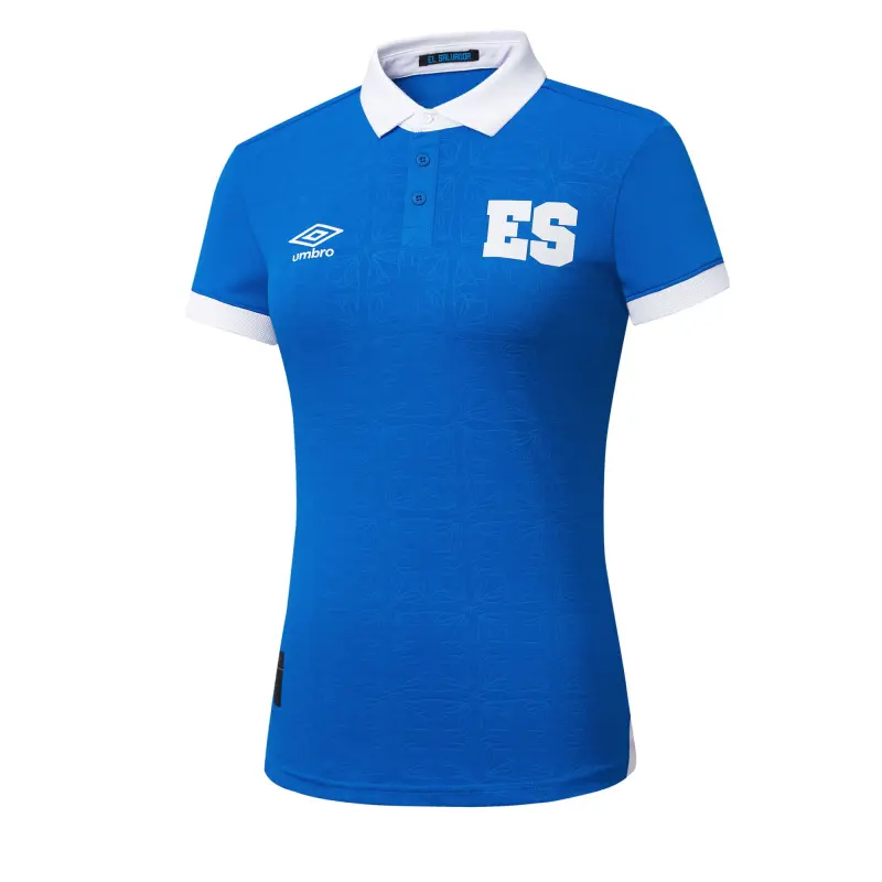 Argentina Kits Store – El Salvador National Team Umbro Women’s 2025 Home Replica Jersey – Blue Soccer Kits and Apparel