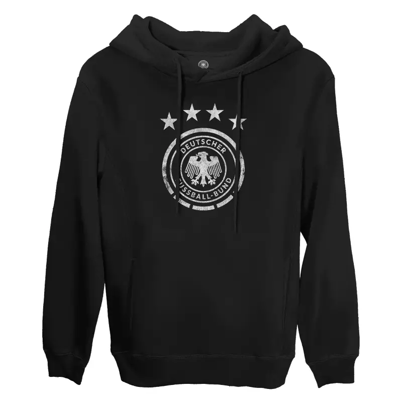 Argentina Kits Store – Germany National Team 1863FC Fleece Pullover Hoodie – Black Soccer Kits and Apparel