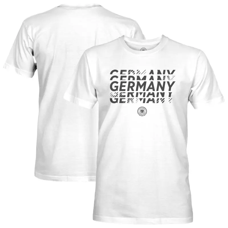 Argentina Kits Store – Germany National Team 1863FC Next Level T-Shirt – White Soccer Kits and Apparel