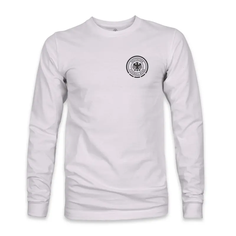 Argentina Kits Store – Germany National Team 1863FC Team Arch Long Sleeve T-Shirt – Silver Soccer Kits and Apparel