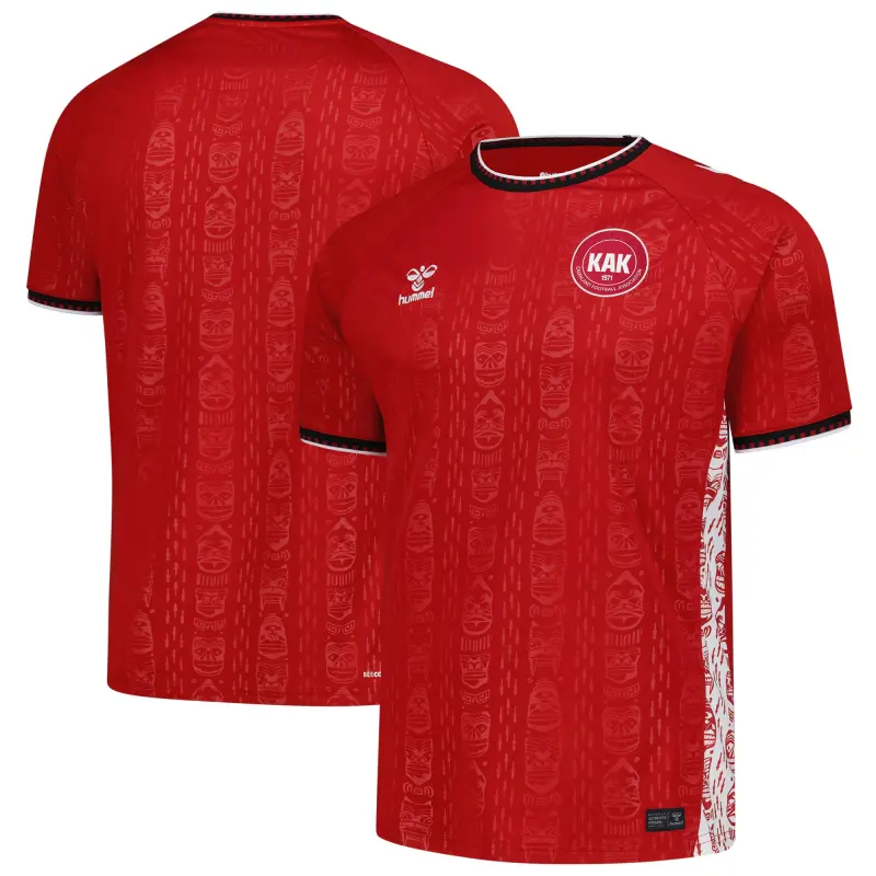 Argentina Kits Store – Greenland National Team Hummel 2025 Home Replica Jersey – Red Soccer Kits and Apparel