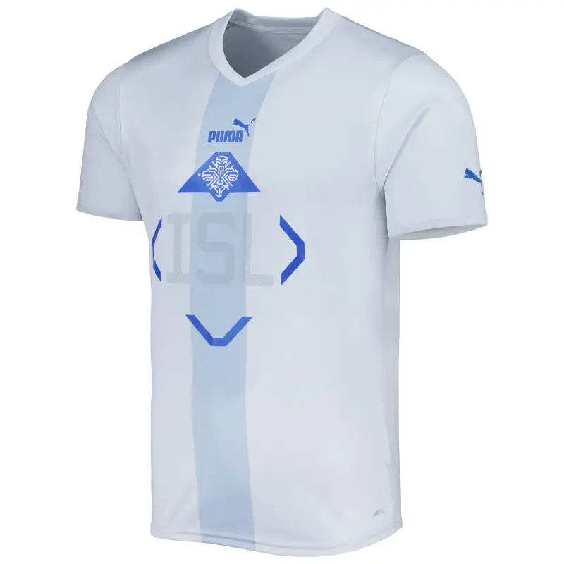 Argentina Kits Store – Iceland National Team Puma 2022/23 Away Replica Jersey – White Soccer Kits and Apparel