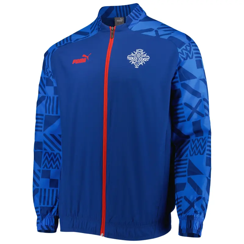 Argentina Kits Store – Iceland National Team Puma Pre-Match Raglan Full-Zip Training Jacket – Light Blue Soccer Kits and Apparel