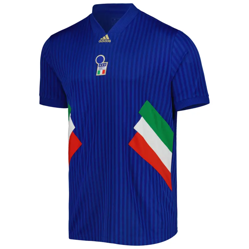 Argentina Kits Store – Italy National Team adidas Football Icon Jersey – Blue Soccer Kits and Apparel