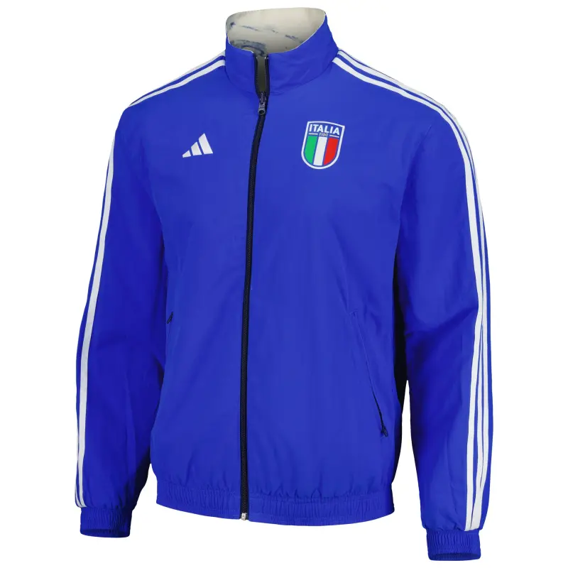 Argentina Kits Store – Italy National Team adidas Team Logo Anthem Reversible Full-Zip Jacket – White Soccer Kits and Apparel