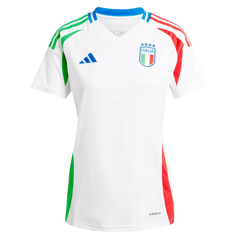 Argentina Kits Store – Italy National Team adidas Women’s 2024 Away Replica Jersey – White Soccer Kits and Apparel