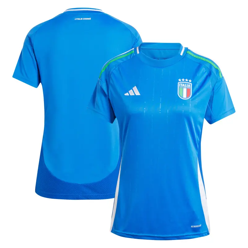Argentina Kits Store – Italy National Team adidas Women’s 2024 Home Replica Jersey – Blue Soccer Kits and Apparel