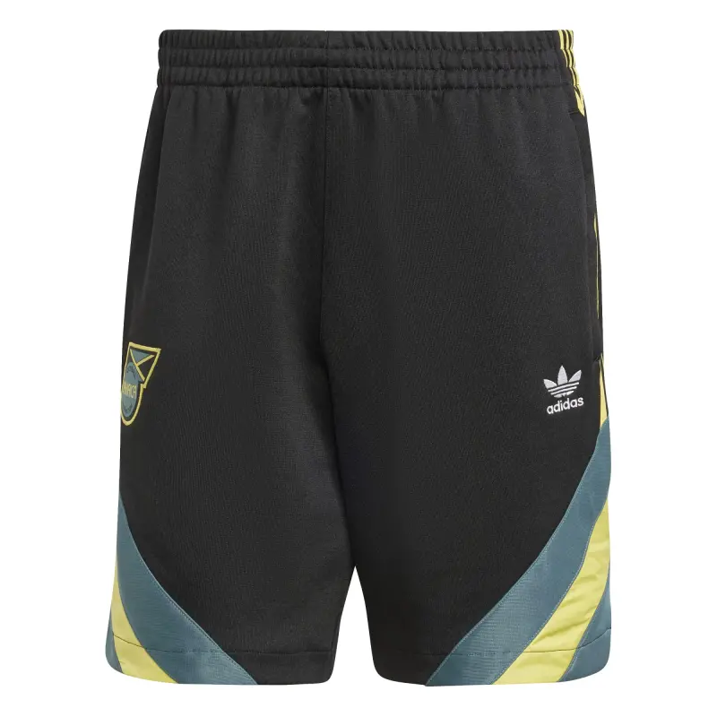 Argentina Kits Store – Jamaica National Team adidas Originals Lifestyler Shorts – Black Soccer Kits and Apparel