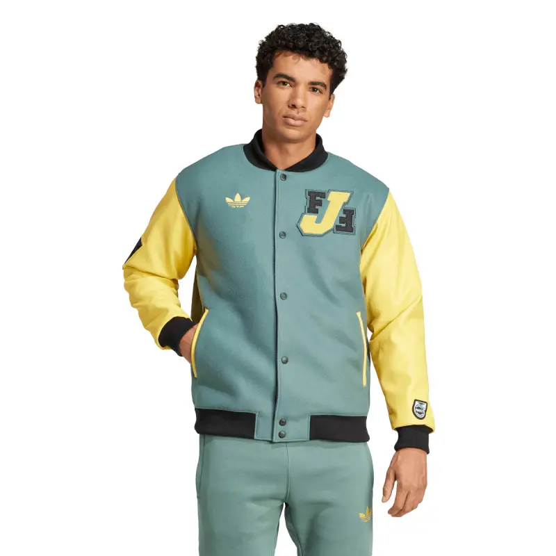 Argentina Kits Store – Jamaica National Team adidas Varsity Pack Full-Snap Jacket – Green Soccer Kits and Apparel