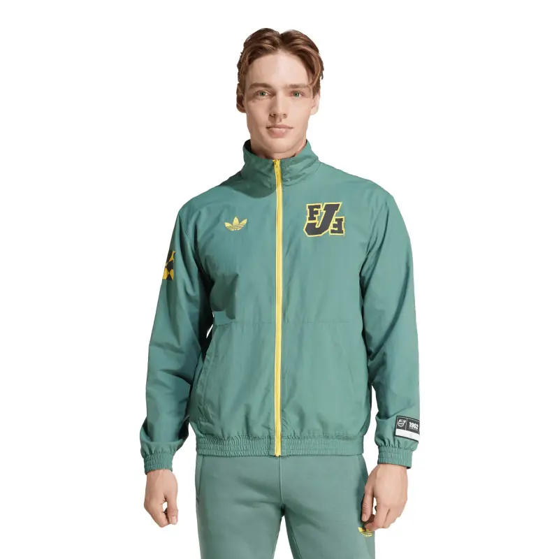 Argentina Kits Store – Jamaica National Team adidas Varsity Pack Full-Zip Track Top – Green Soccer Kits and Apparel