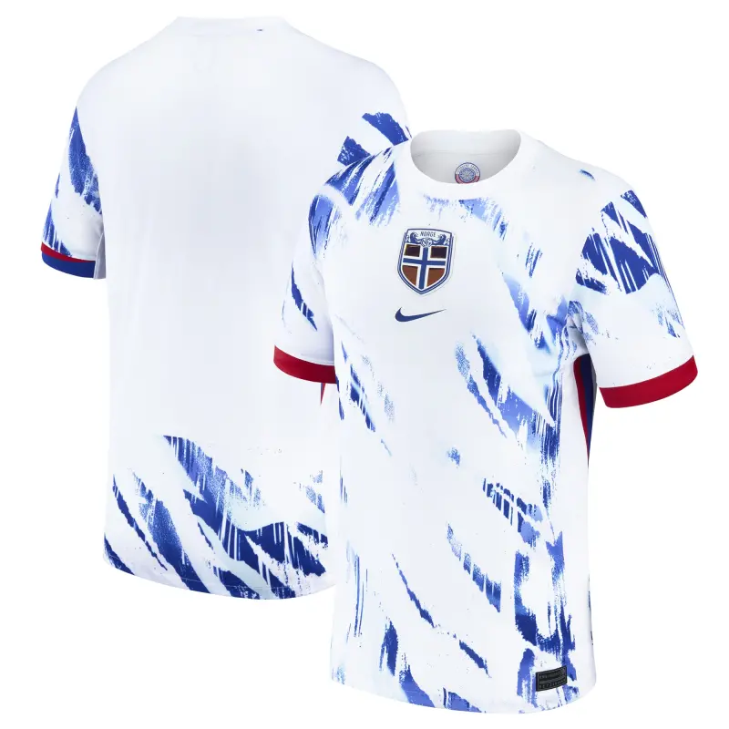 Argentina Kits Store – Norway National Team Nike 2024 Away Replica Blank Jersey – White Soccer Kits and Apparel