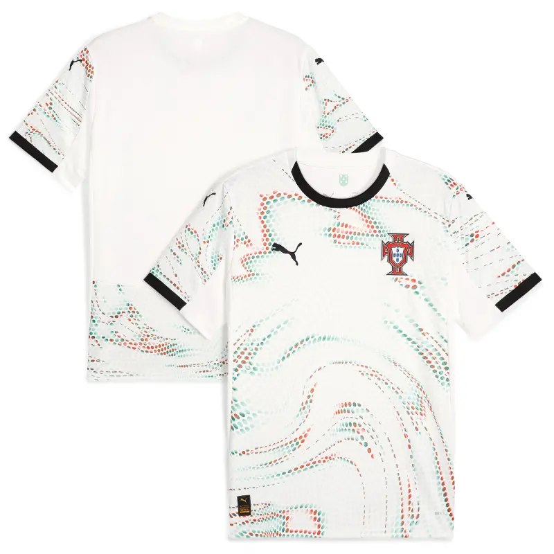 Argentina Kits Store – Portugal National Team Puma 2025 Away Replica Jersey – White Soccer Kits and Apparel