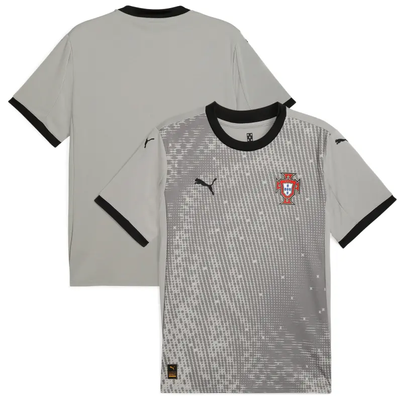 Argentina Kits Store – Portugal National Team Puma 2025 Goalkeeper Jersey – Gray Soccer Kits and Apparel