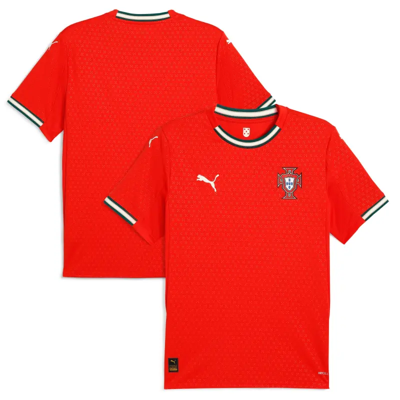 Argentina Kits Store – Portugal National Team Puma 2025 Home Replica Jersey – Red Soccer Kits and Apparel