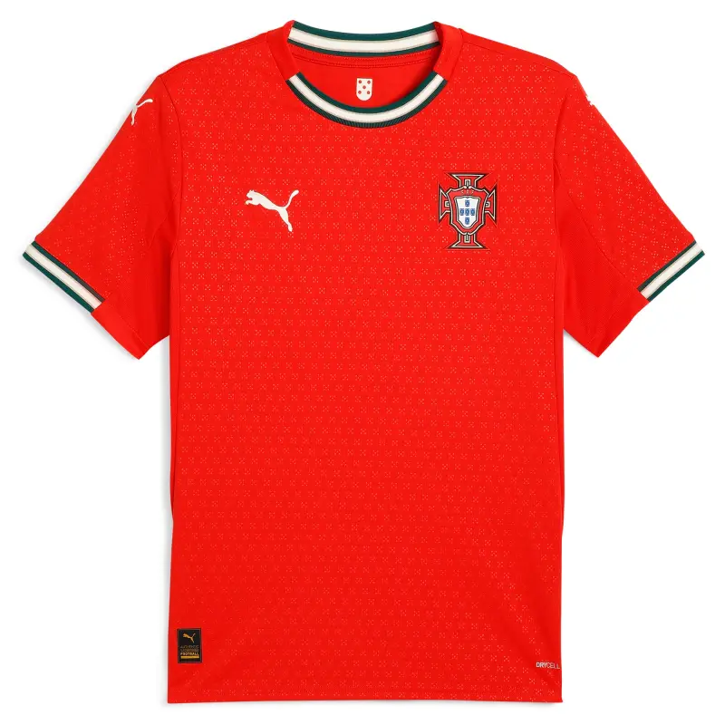 Argentina Kits Store – Portugal National Team Puma 2025 Home Replica Jersey – Red Soccer Kits and Apparel